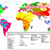Language family map